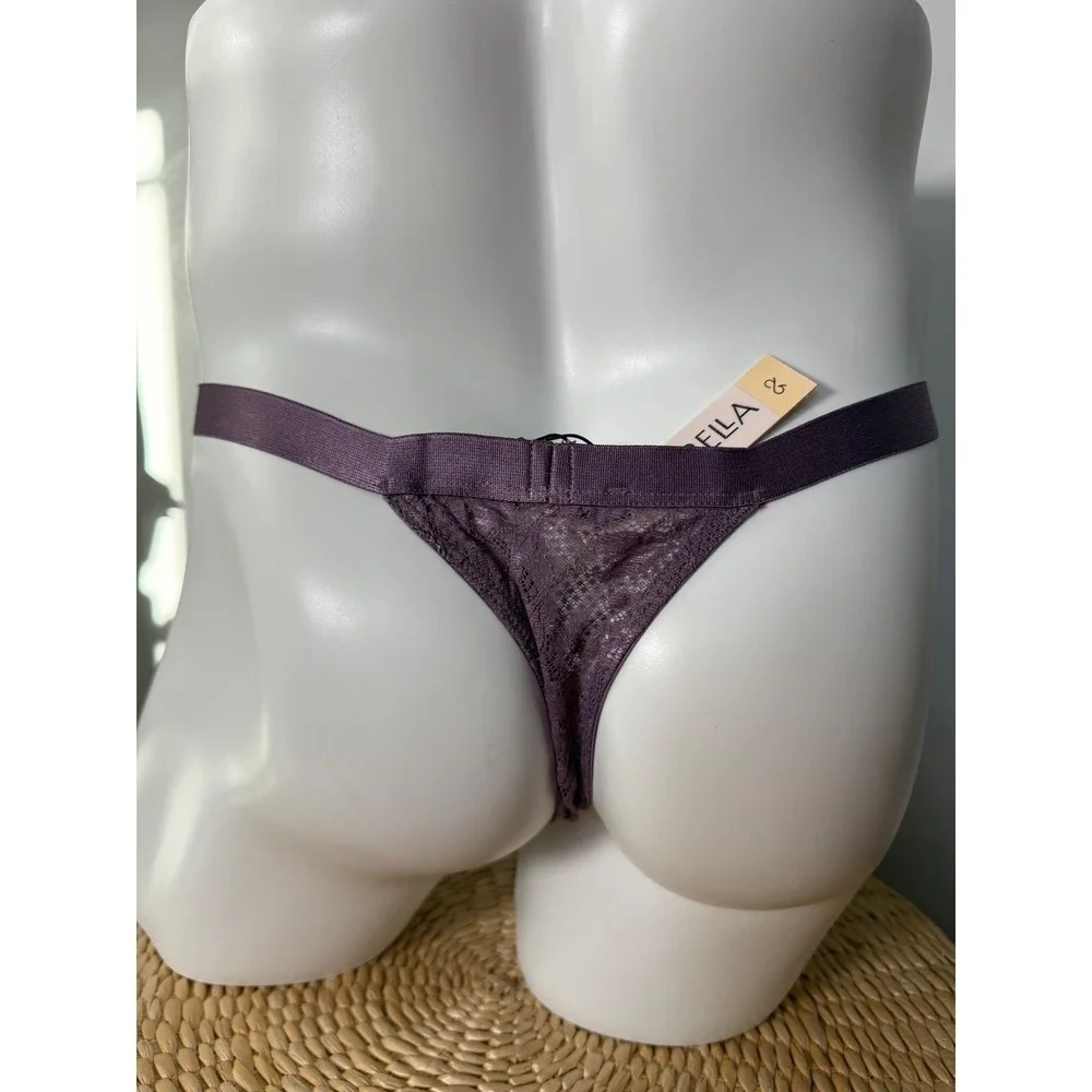 Cosabella Never Say Never Men's Italian Lace Thong Himalayan Sky Size S